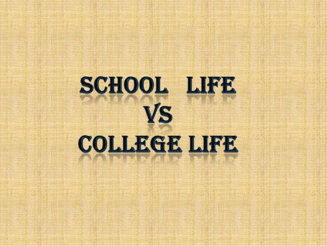 difference between school and college life