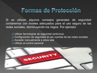 Ppt seguridad en las redes sociales | PPTX