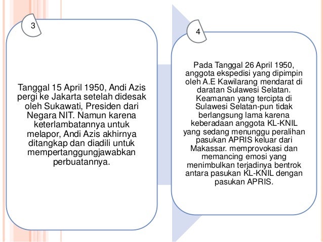 Pemberontakan Andi Azis Di Makassar Pemberontakan Andi Azis Di Makassar