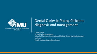 dental caries in young children diagnosis | PDF