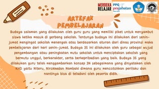 artefak
artefak
pembelajaran
pembelajaran
 