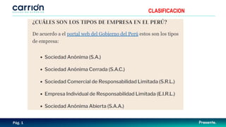 CLASIFICACION
Pág. 1
 