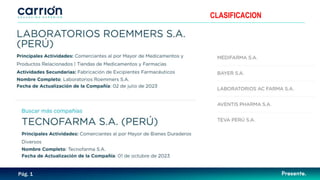 CLASIFICACION
Pág. 1
 