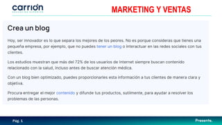 MARKETING Y VENTAS
Pág. 1
 