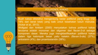 Pengaruh penambahan ekstrak biji kakao dan metode pemasakan | PPTX