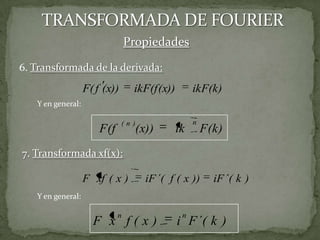 TRANSFORMADA DE FOURIERPropiedades3.  Traslación en el dominio de tiempos