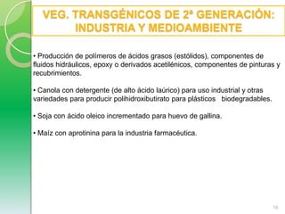 España se situó a la cabeza de la Unión Europea (UE) en 2010 en el cultivo de transgénicos, sobretodo de maíz, con 100.000 hectáreas en nuestro país. 10
