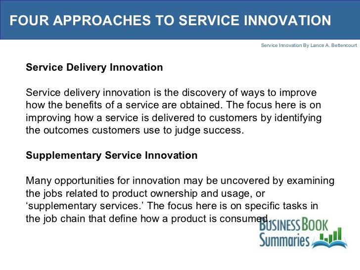 Service Innovation