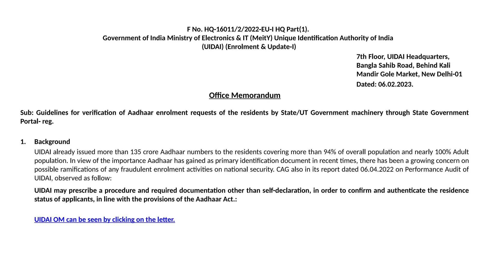 UIDAI Aadhaar Service Plus Portal Presentation | PPTX