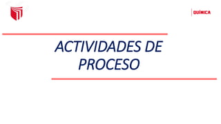 ACTIVIDADES DE
PROCESO
 