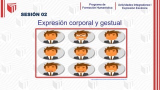 Expresión corporal y gestual
SESIÓN 02
https://lenguajecorporal.yolasite.com/resources/expresiones-faciales.png
 