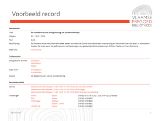 Voorbeeld record
19/11/2016 7
 