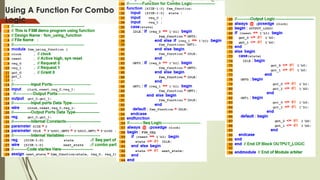 Using A Function For Combo
Logic
 