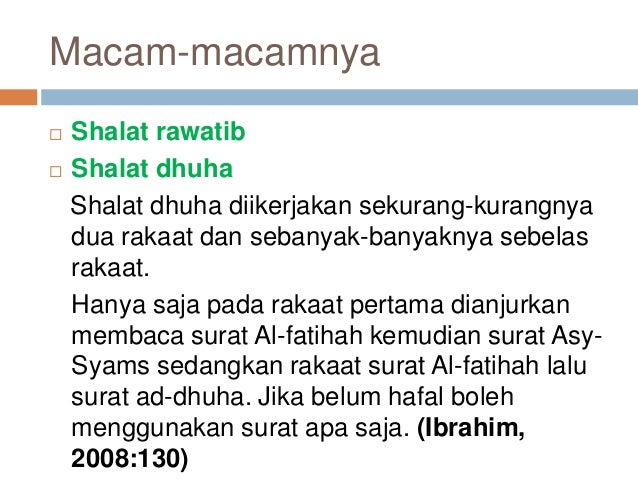 Ppt Shalat Sunnah Muakkad Dan Ghoiru Muakkad