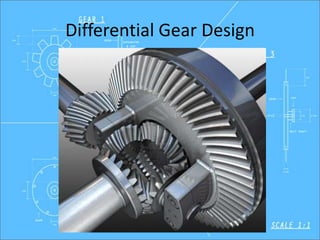 Differential Gear Design
 
