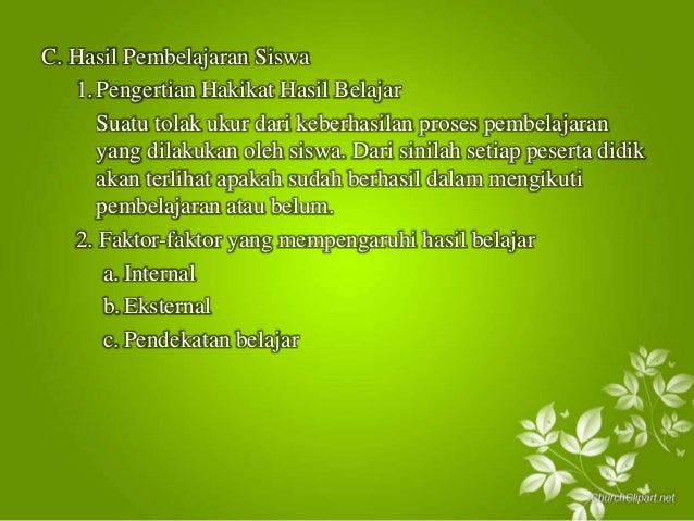 UPAYA MENINGKATKAN HASIL BELAJAR SISWA PADA MATA PELAJARAN 