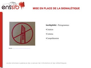 MISE EN PLACE DE LA SIGNALÉTIQUE




                                                             Intelligibilité : Pictogrammes

                                                             •Création

                                                             •Contenu

                                                             •Compréhension




Source : http://culturevisuelle.org/viesociale/927
 