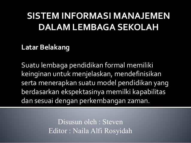 Power Point Sistem Informasi Manajemen