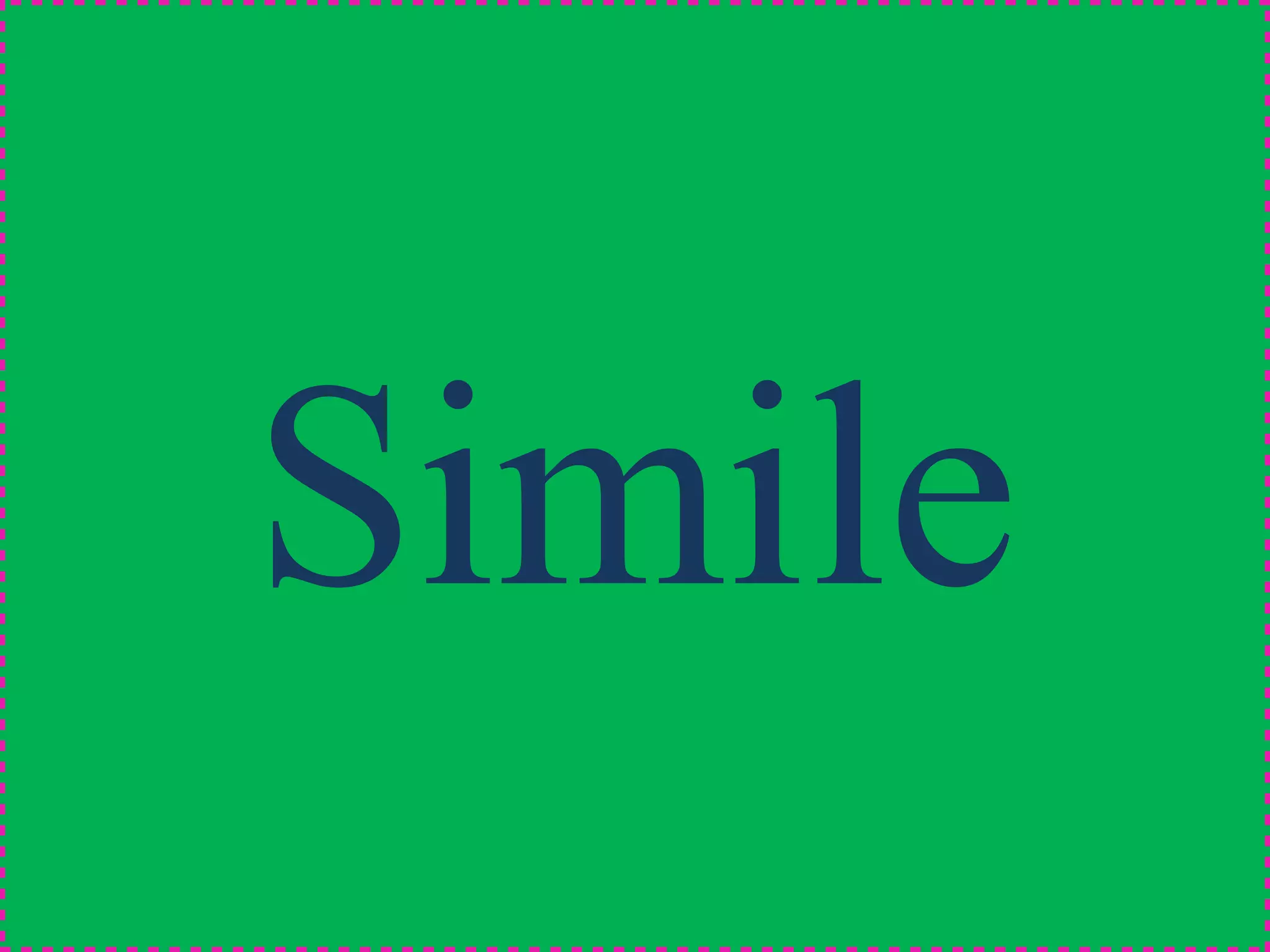 Simile 
 
