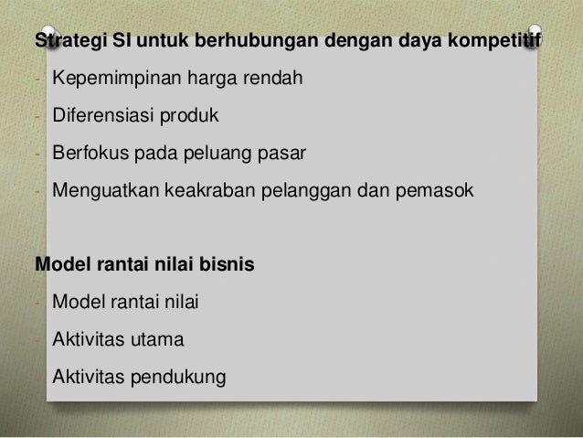 Sistem informasi manajemen