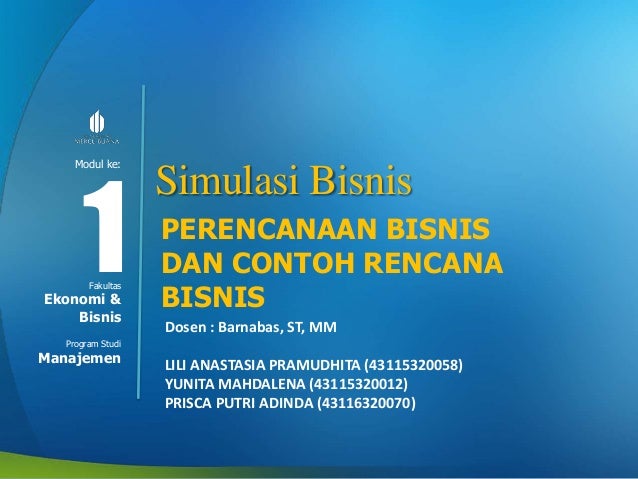 Simulasi Bisnis Tugas Uts