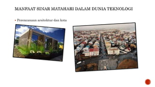  Perencanaan arsitektur dan kota 
 