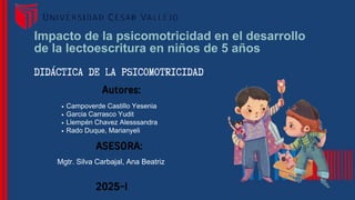 PPTS INFORME FINAL - PSICOMOTRICIDAD S14.pdf