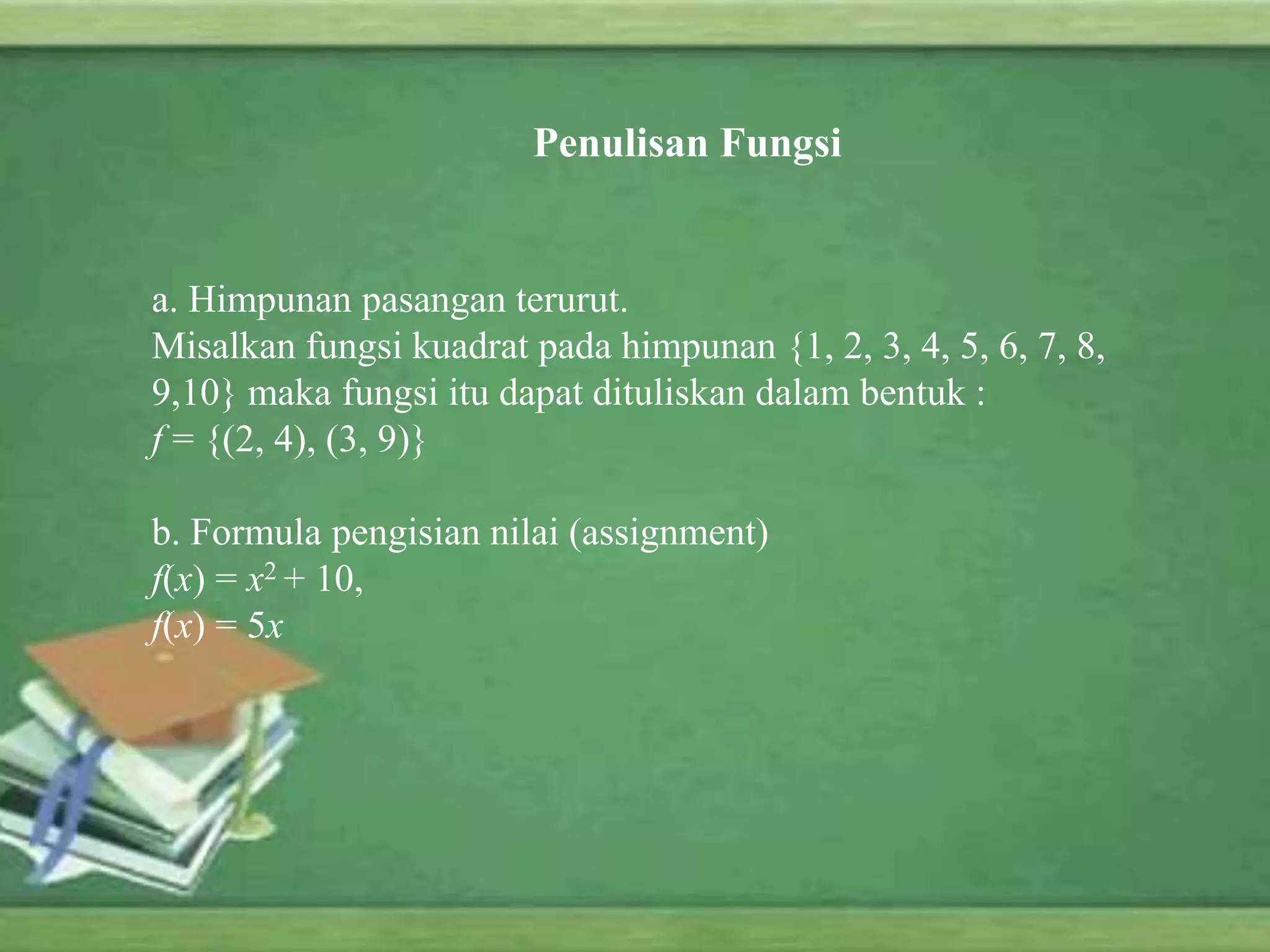 Ppt singkat fungsi dan relasi | PPT