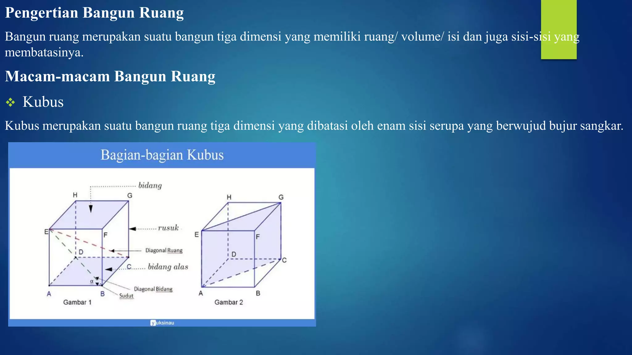 Ppt singkat geometri bangun ruang kelompok 3 | PPT