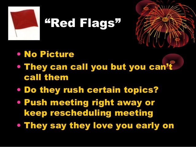 15 Online Dating “Red Flags” — (For Men & For Women)