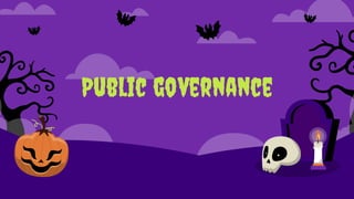 Public governance
 