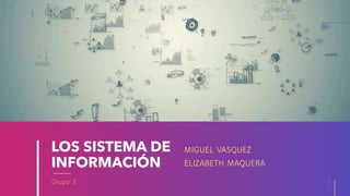 MIGUEL VASQUEZ
ELIZABETH MAQUERA
LOS SISTEMA DE
INFORMACIÓN
Grupo 3 1
2024
 