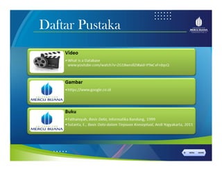 Daftar Pustaka
<
< MENU
MENU AKHIRI
AKHIRI
←
← MENU
MENU AKHIRI
AKHIRI
 