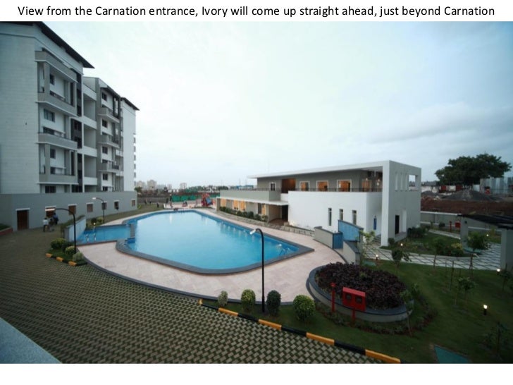 Sobha Carnation at Pune is now ready for possession and it is just WO…