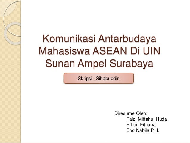Jurnal Skripsi Komunikasi Antarbudaya Mahasiswa ASEAN Di  Jurnal Skripsi Komunikasi Antarbudaya Mahasiswa ASEAN Di