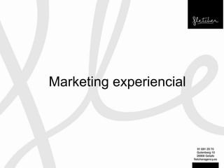 Marketing experiencial
 