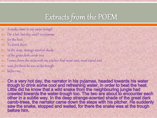 snake d h lawrence essays snake d h lawrence essays
