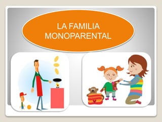 LA FAMILIA 
MONOPARENTAL 
 