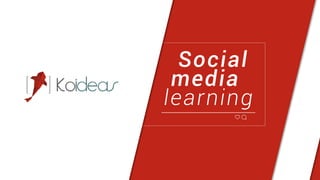 Social
media
learning
 
