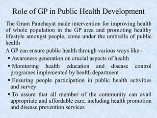 Social Welfare And The Role Of Gram Panchayat