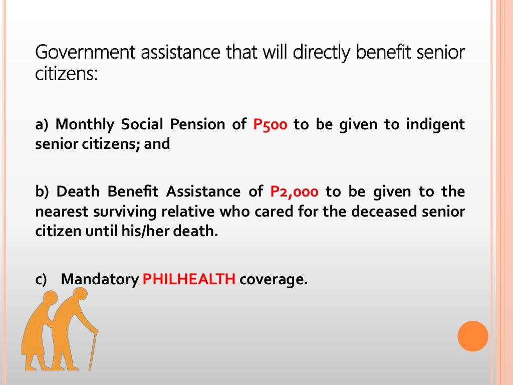 Expanded Senior Citizen Act