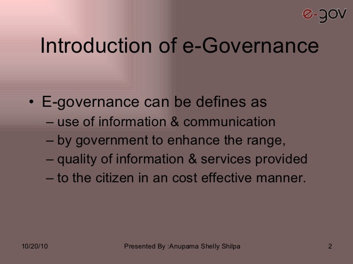 ppt s of e governance ppt s of e governance