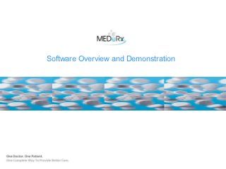 Software Overview and Demonstration
 