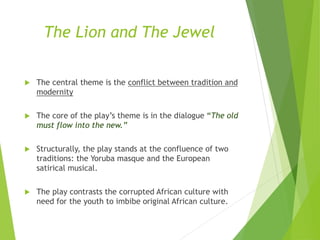 The Lion and the Jewel | PPT