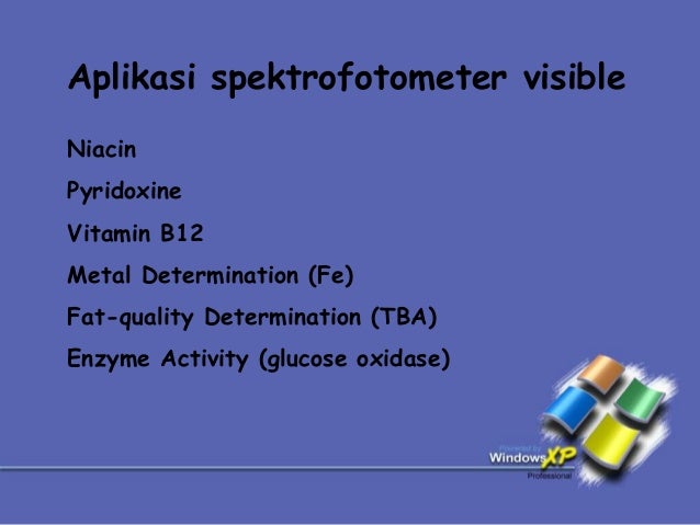 Ppt spektrofotometri uv vis