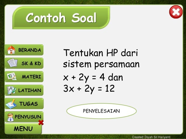 Ppt spldv diyah sri hariyanti 6 c absen 10 nim 1051500083 Ppt spldv diyah sri hariyanti 6 c absen 10 nim 1051500083