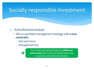 Sri Example Socially Responsible Investment (SRI) | PDF