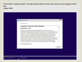3.Kemudian centang tulisan l Accept pada jendela license term yang muncul,hingga tombol
next
dapat diklik
 