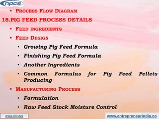 Manufacturing Business of Animal Feed (Cattle, Poultry Broiler, Pig ...
