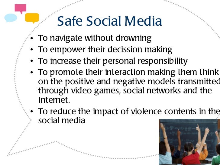 Safe Social Media educational project at a glance